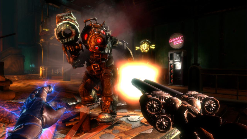 Illustration for article titled BioShock 2 Screenshots Omit Blue Skies, Blue Oceans